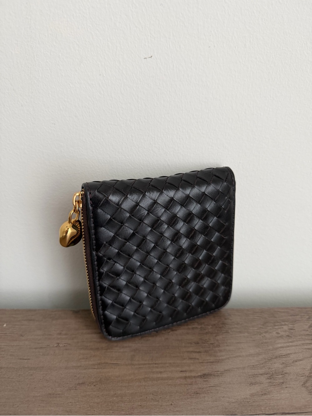Madewell Essential Zip Wallet in Coffee Bean
